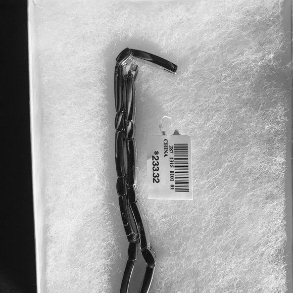 🎄8.5 inch Stainless Steel bracelet with tag New🌟 - Picture 4 of 7